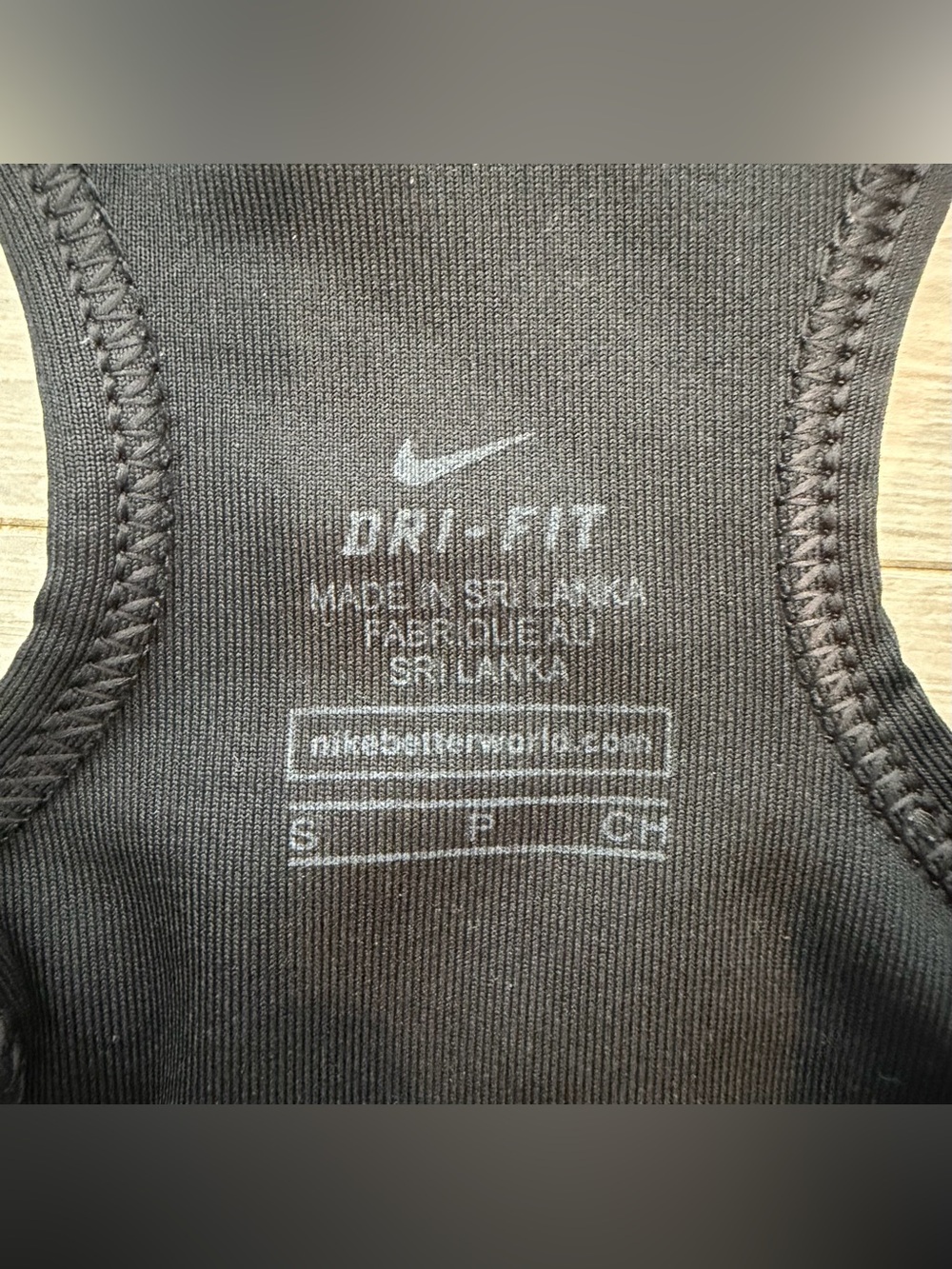 Black Nike Sports Bra - Picture 3 of 3